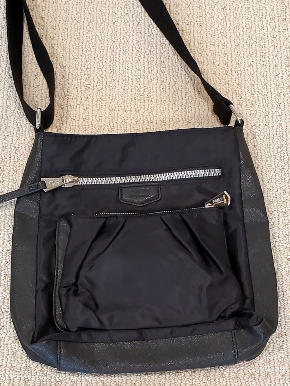 Aimee Kestenberg Well Appointed All Weather Nylon Crossbody Bag, Black, NWOT - Picture 3 of 13